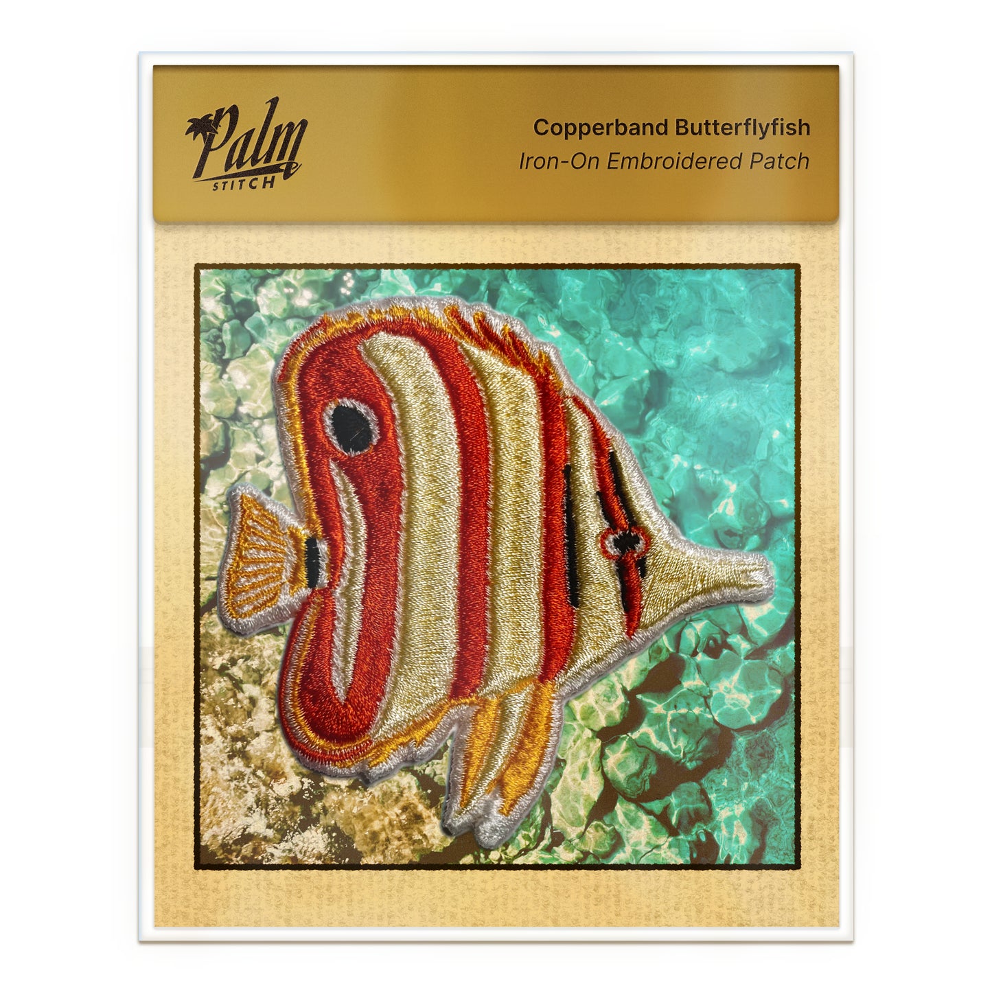 Tropical Fish Patch - Copperband Butterflyfish
