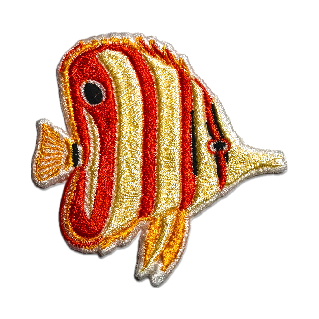 Tropical Fish Patch - Copperband Butterflyfish