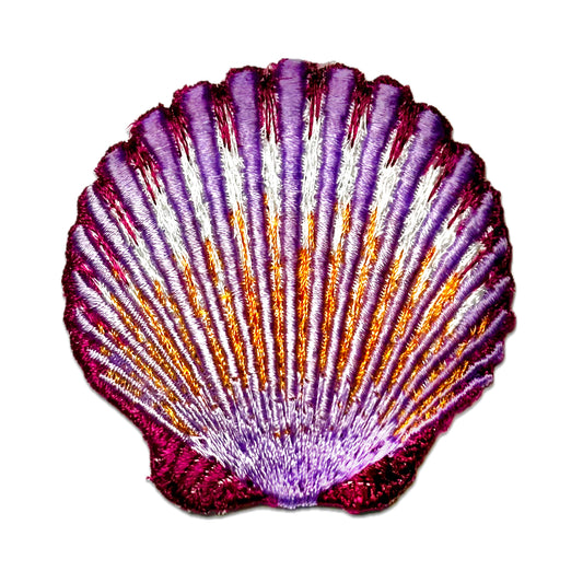 Tropical Fish Patch - Scallop Shell